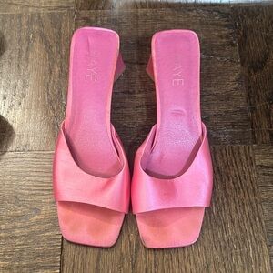 Raye Pink Slide Sandals